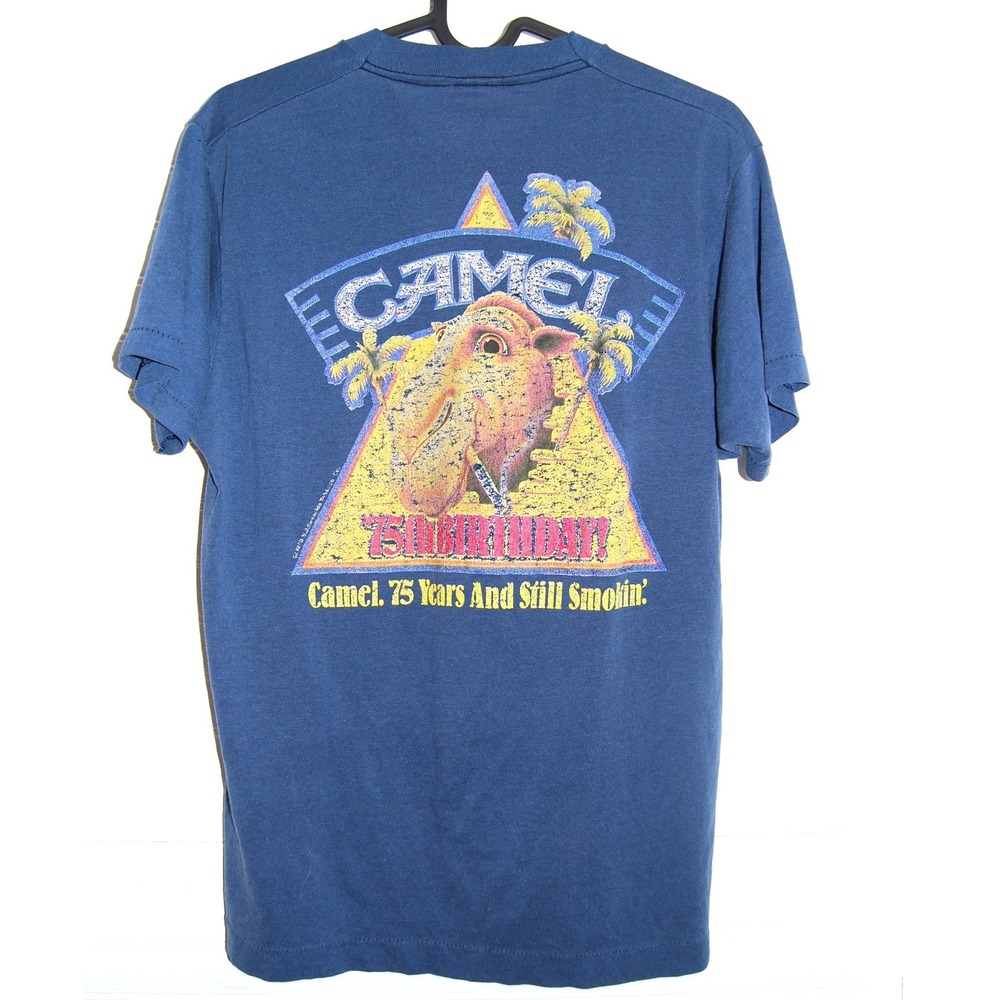 Joe Camel t-shirt size small Vintage 1988 75th anniversary edition Single stitch